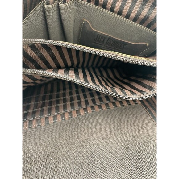 Jack Georges LEATHER BACKPACK "Voyager" DISTRESSED BROWN Unisex CONVERTIBLE BAG - Picture 14 of 16